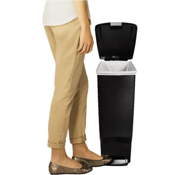 פח דוושה צר 40 ליטר simplehuman