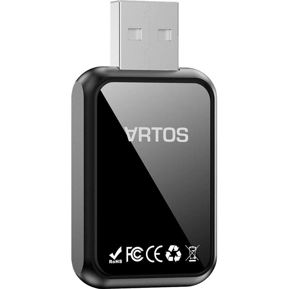 מתאם USB מערכת מולטימדיה ברכב ולטלפון Artos &lrm;Car Wireless Adaptor