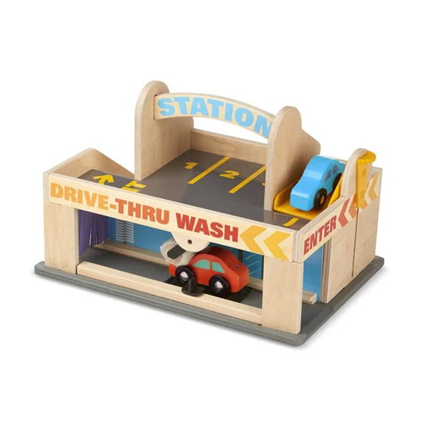 service station parking garage (גילאי 3+) melissa&doug