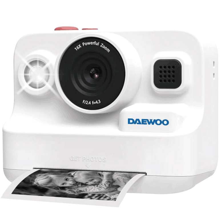 סרטון - מצלמת ילדים להדפסה מיידית daewoo  דייהו  da-6460k