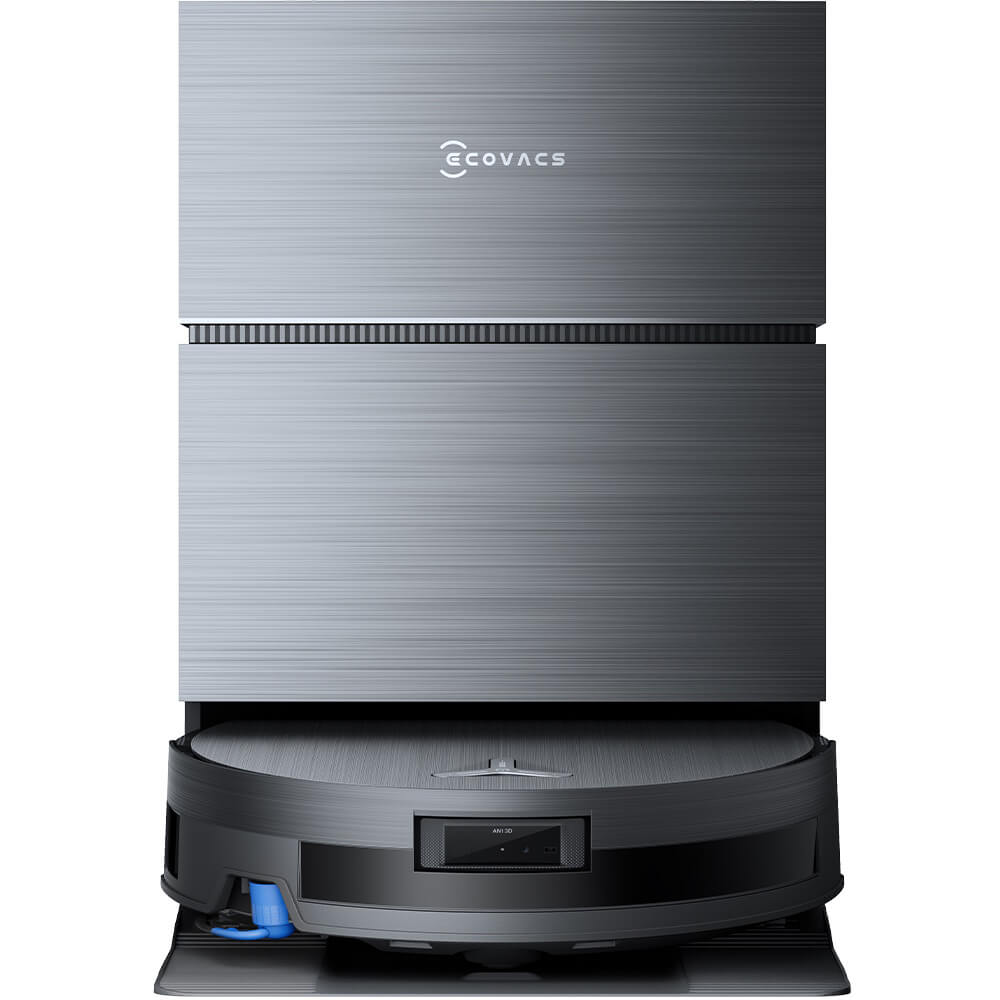 שואב אבק רובוטי כולל תחנת עגינה Ecovacs &lrm;Deebot X11 Pro Omni אפור מטאלי