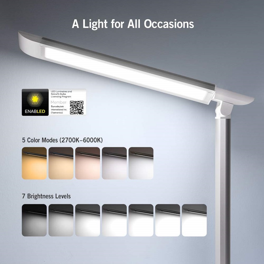 תמונה של מנורת שולחן taotronics led
