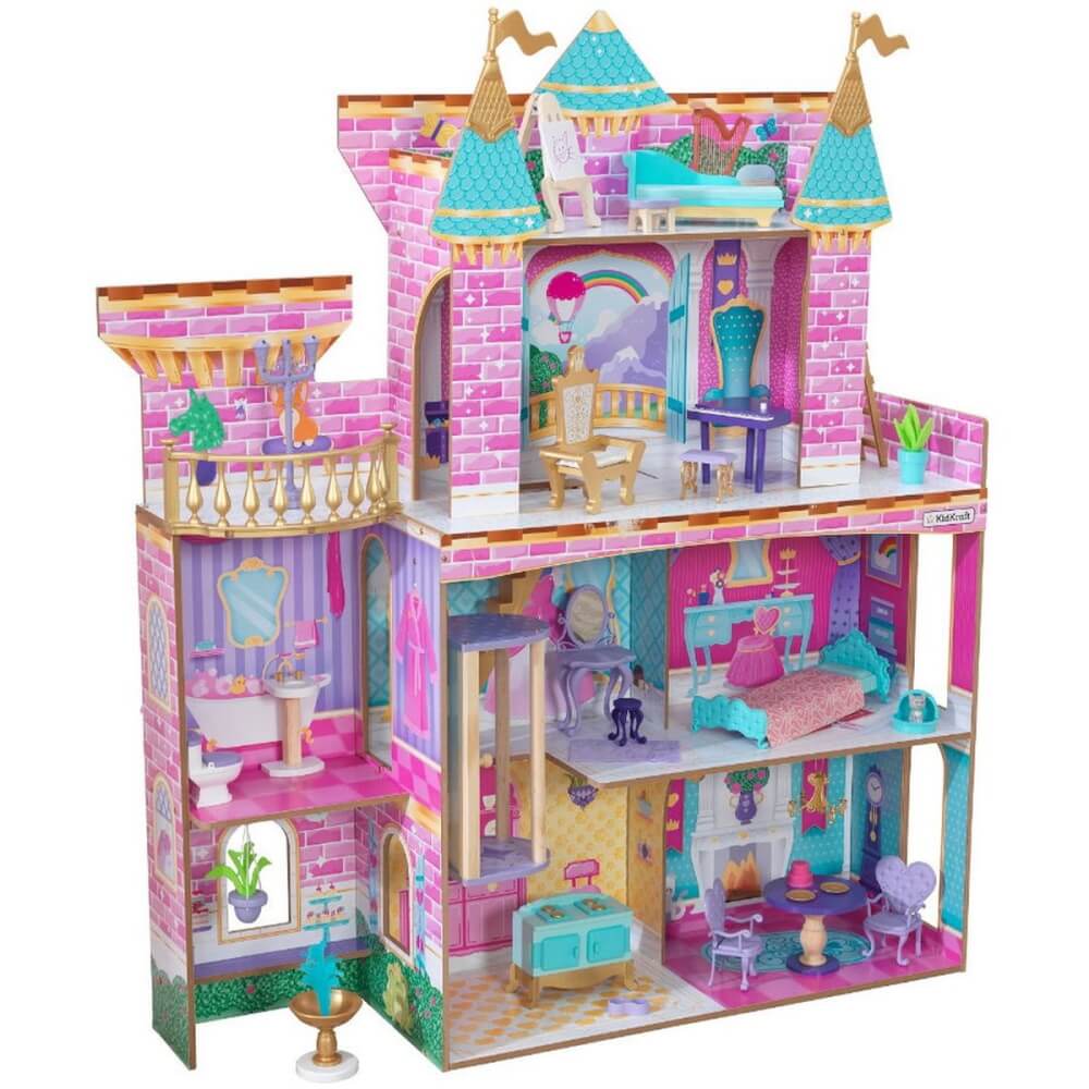 טירת נסיכות ענקית מעוצבת - כולל ריהוט מפואר &lrm;Princess Castle