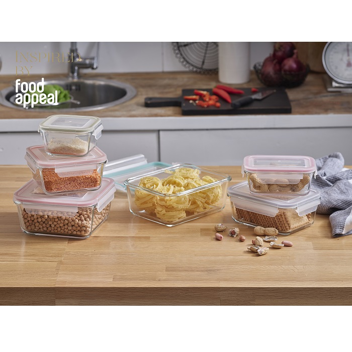 glass cloc food appeal