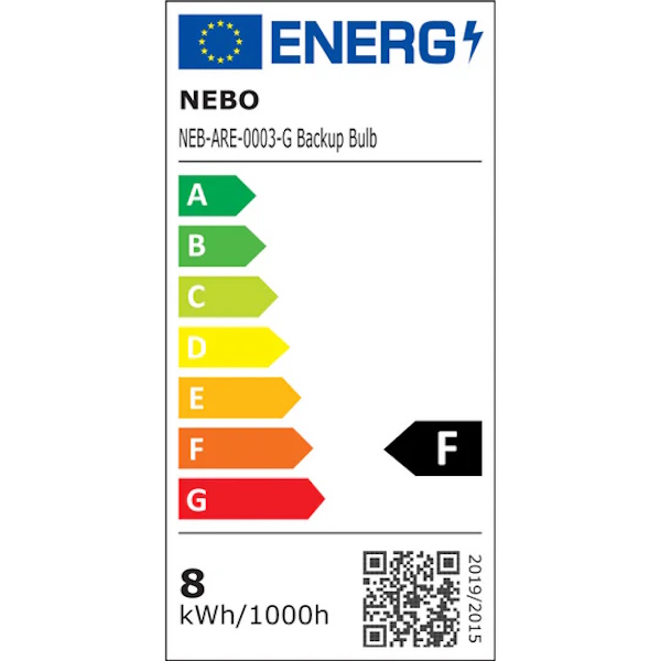 תווית אנרגיה - blackout backup emergency nebo