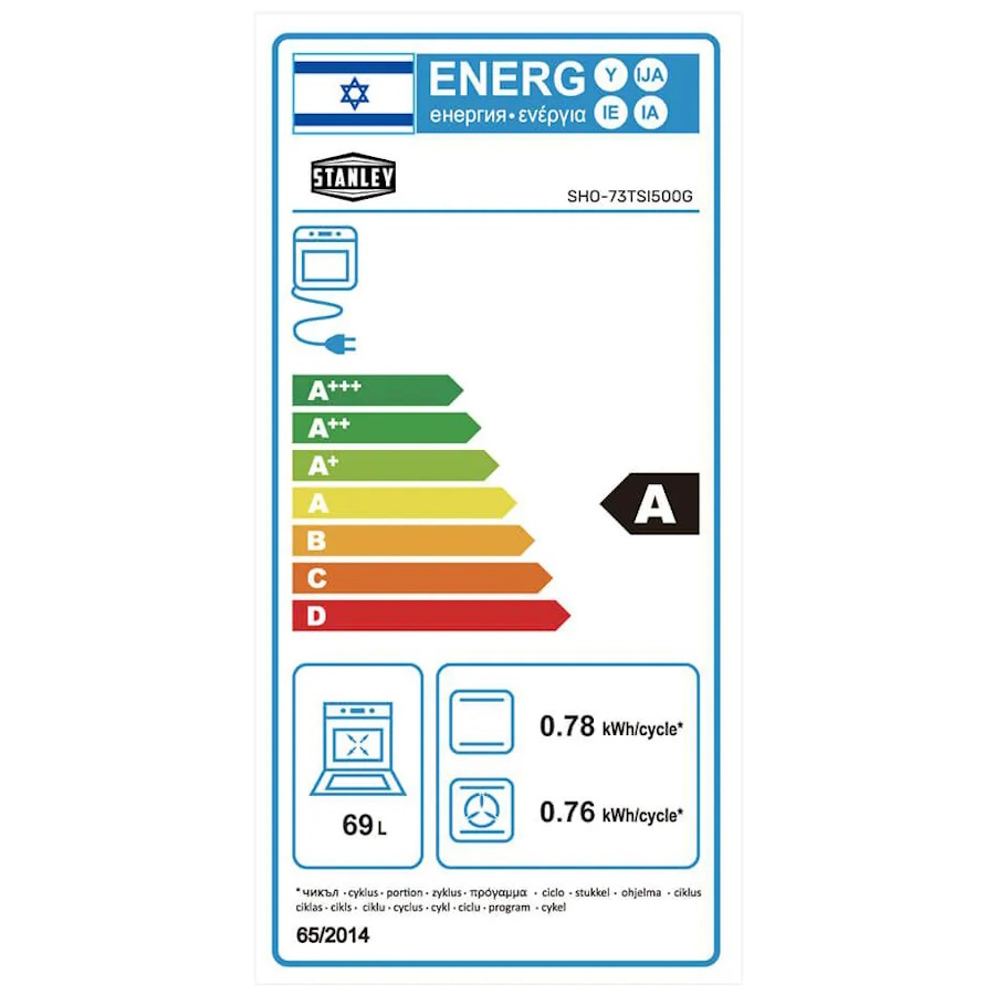 תווית אנרגיה - sho-73tpt500g stanley