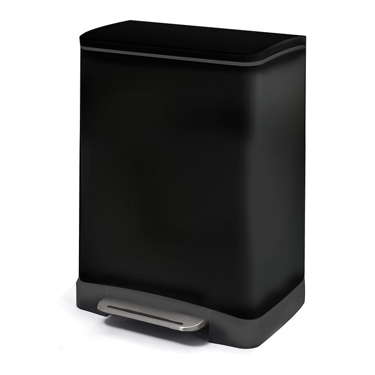 סרטון - פח אשפה כולל דוושה 20 ליטר eko  אקו  e-cube 20l שחור