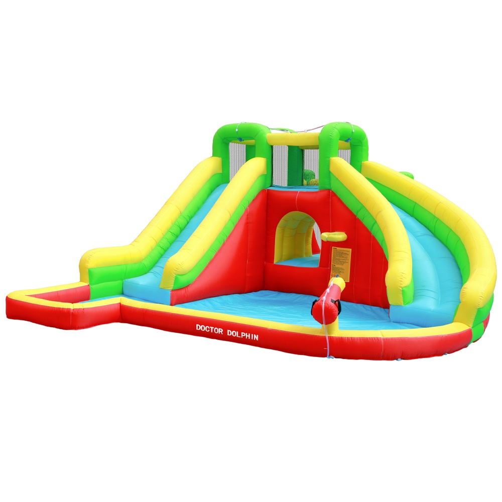 מתקן קפיצה מתנפח כולל 2 מגלשות Doctor Dolphin &lrm;ED73018