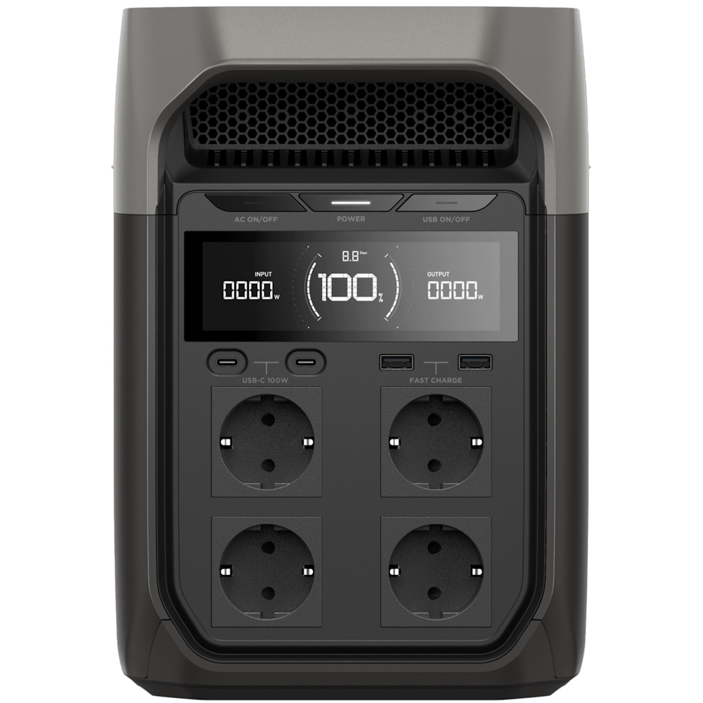 תמונה של תחנת כוח ניידת 1800w ‏1024wh ‏ecoflow