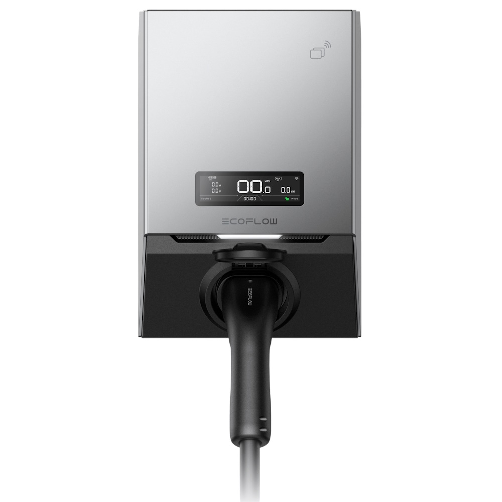 עמדת טעינה חכמה לרכב חשמלי ‏EcoFlow &lrm;PowerPulse 2 11KW