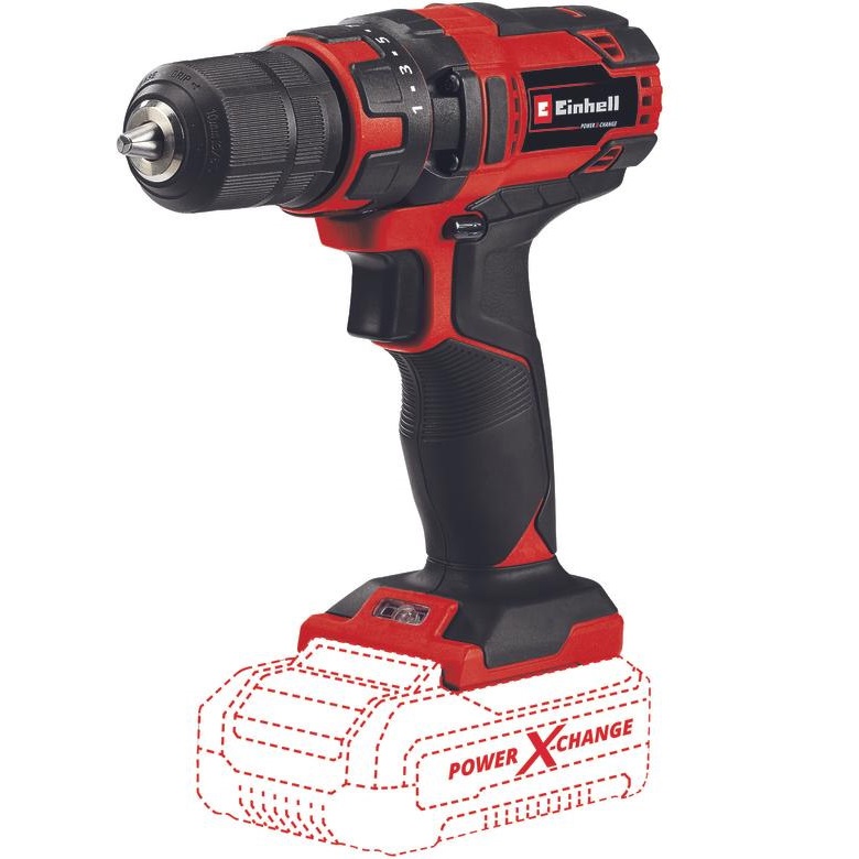 תמונה של סט מברגת אימפקט ומברגה/מקדחה 18v כולל סוללה ומטען einhell
