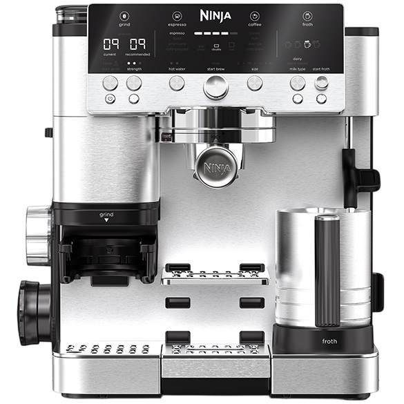 סרטון - מכונת אספרסו חצי אוטומטית ninja  נינג'ה  luxe cafe premier 3 in 1 es601