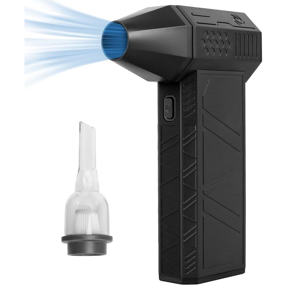 מפוח נייד כולל יחידת שאיבה משולבת Sassonic &lrm;Turbo Air Duster 2in1 ESE122