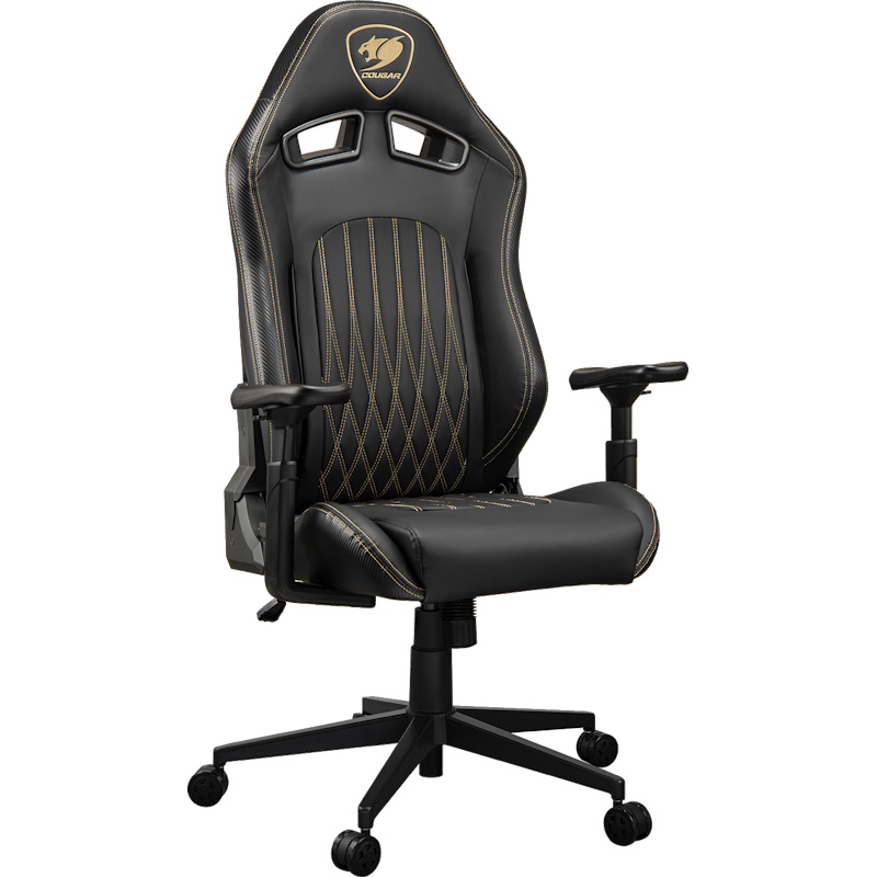 כסא גיימינג מעוצב ריפוד pvc דמוי עור cougar
