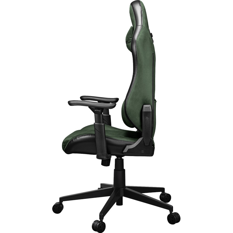 תמונה של כסא גיימינג מעוצב ריפוד בד דמוי עור cougar