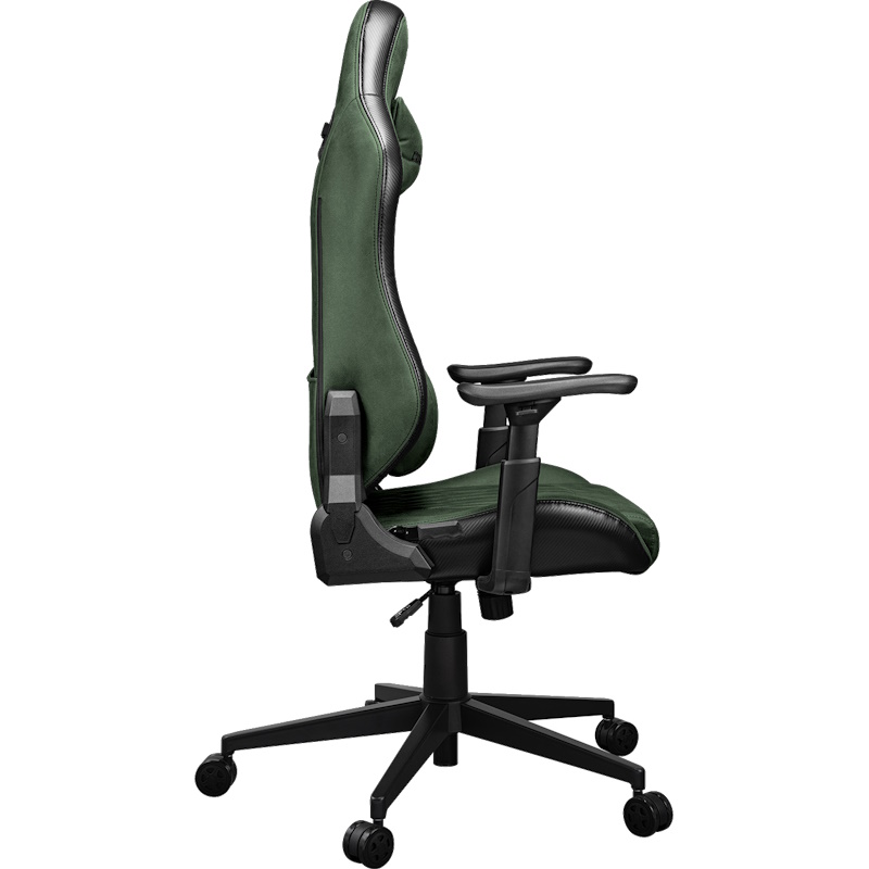 כסא גיימינג מעוצב ריפוד בד דמוי עור cougar
