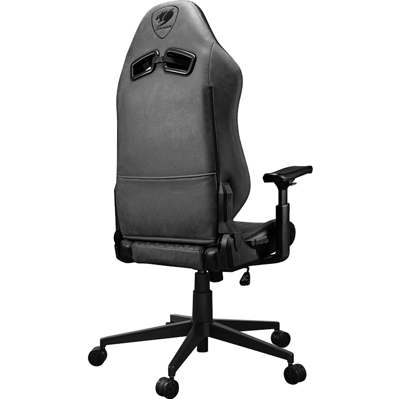 כסא גיימינג מעוצב ריפוד בד דמוי עור cougar