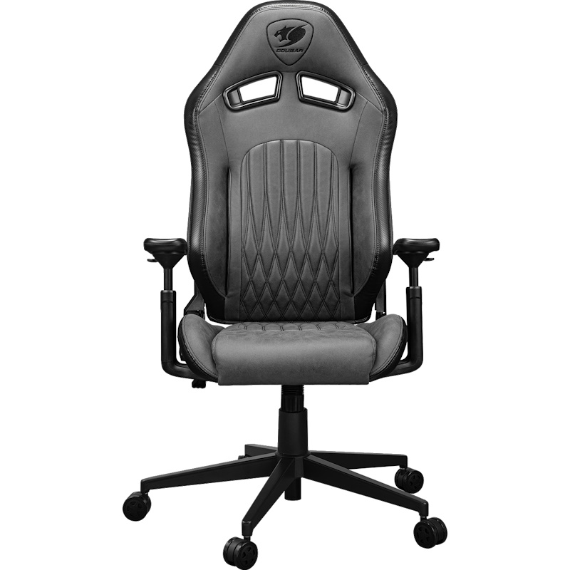 כסא גיימינג מעוצב ריפוד בד דמוי עור cougar