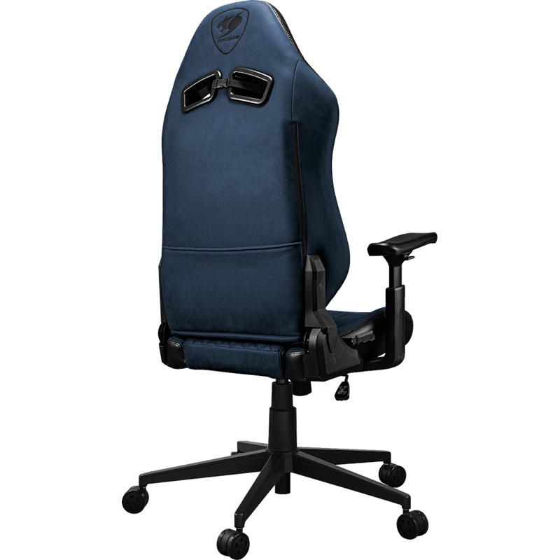כסא גיימינג מעוצב ריפוד בד דמוי עור cougar