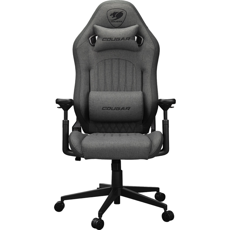 כסא גיימינג מעוצב ריפוד בד דמוי פשתן Cougar &lrm;Explore Royal Gray F