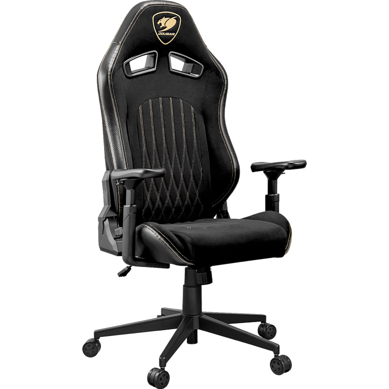 כסא גיימינג מעוצב ריפוד pvc+קטיפה cougar