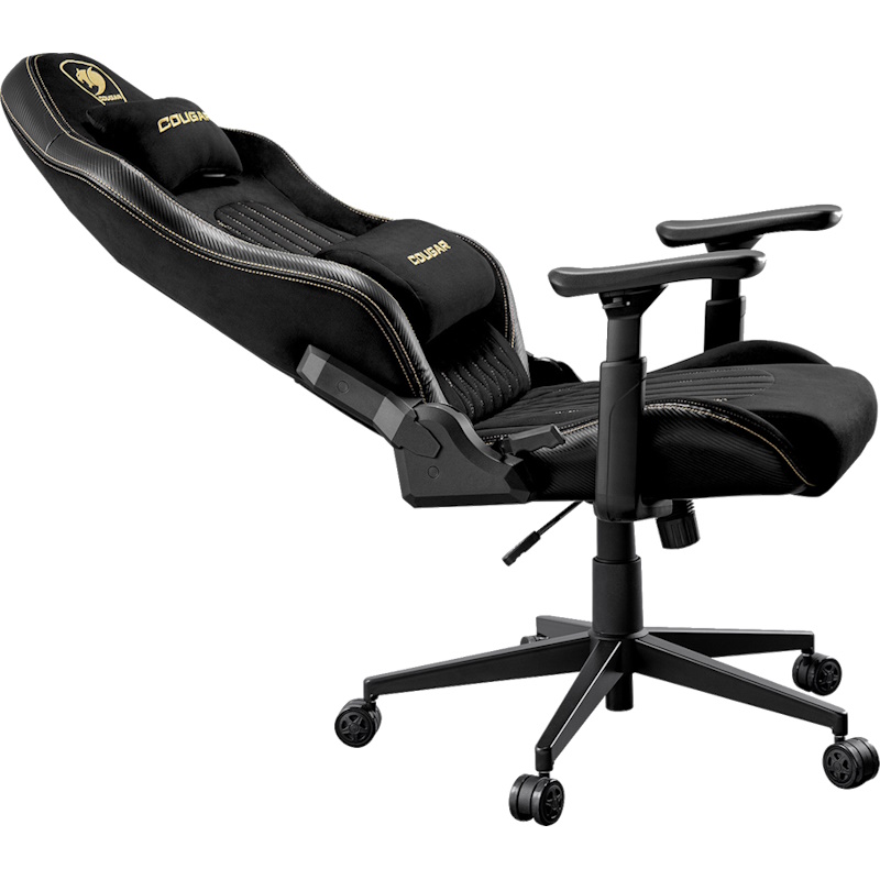 כסא גיימינג מעוצב ריפוד pvc+קטיפה cougar