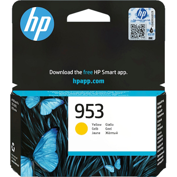ראש דיו צהוב מקורי HP &lrm;F6U14AE 953