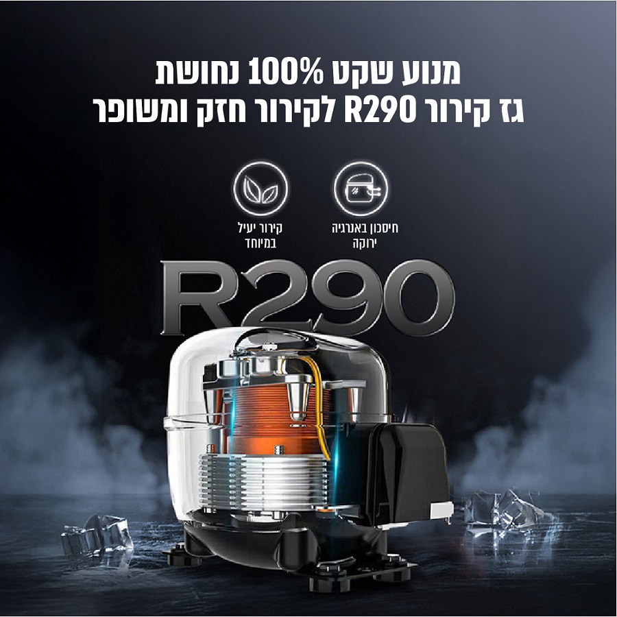 תמונה של מכונת קרח ניידת 3.2 ליטר כולל אופציה לחיבור חיצוני לבקבוק sirius living