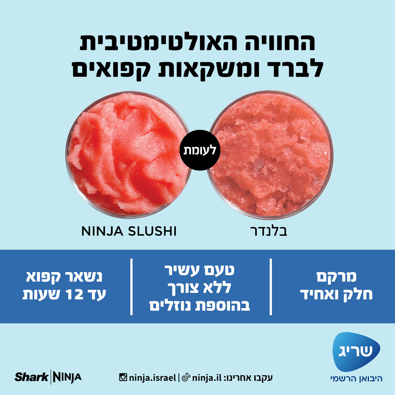 מכונת ברד ומשקאות קפואים ninja