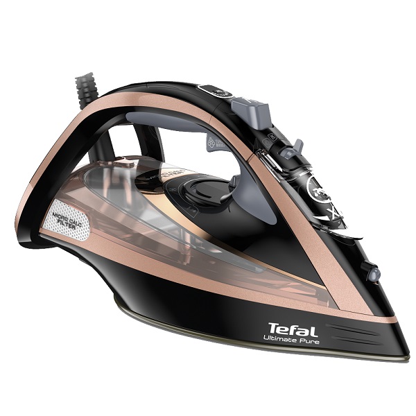 סרטון - מגהץ אדים tefal  טפאל  utimate pure fv9845