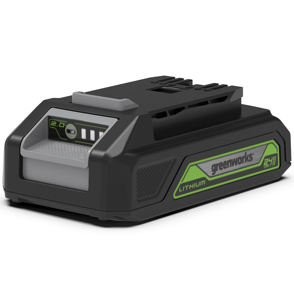 מסור שרשרת חשמלי 10 24v כולל סוללה 4ah ומטען מהיר greenworks