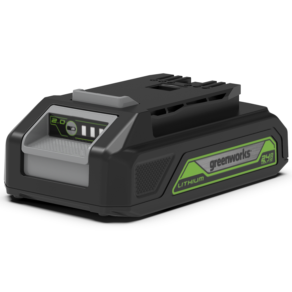 מסור גבהים חשמלי 24v כולל סוללה 2.0ah ומטען מהיר greenworks