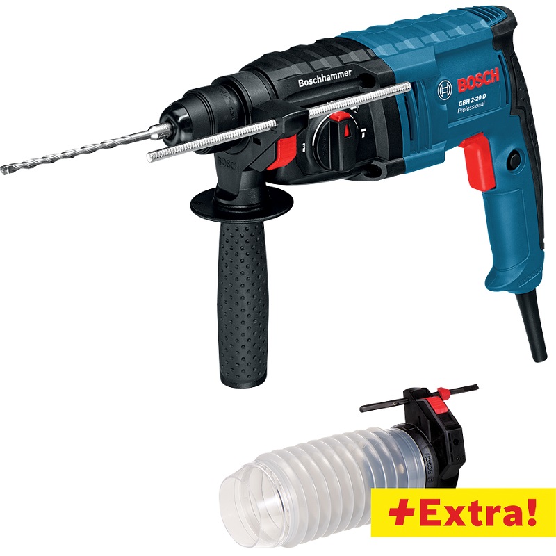 פטישון 650w + שרוול לאיסוף אבק bosch