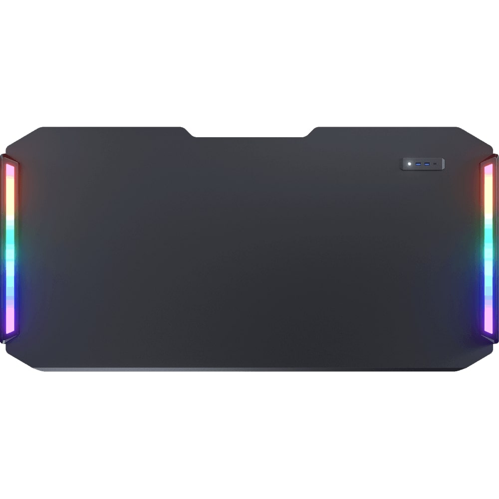 תמונה של שולחן גיימינג 122 סמ כולל תאורת led וקופסת i/o‏ cougar