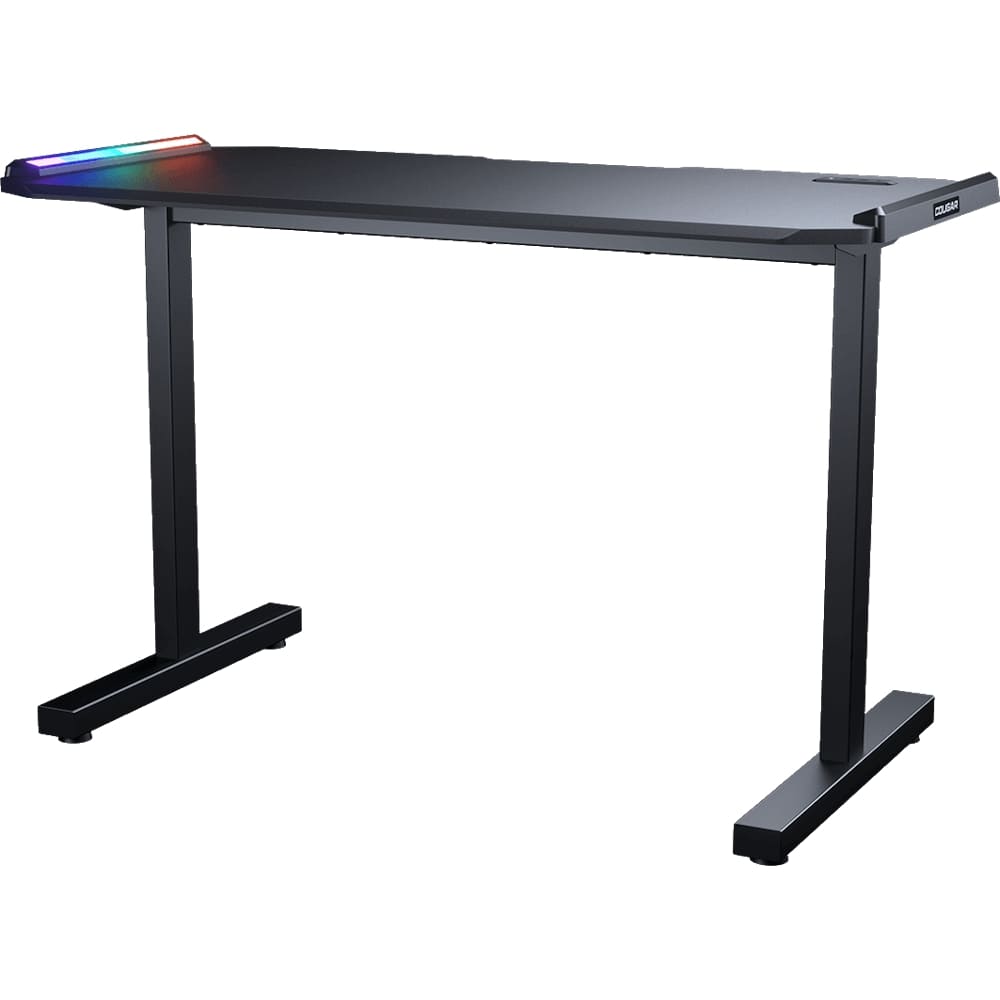 שולחן גיימינג 122 סמ כולל תאורת led וקופסת i/o‏ cougar