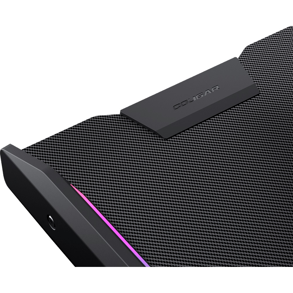 שולחן גיימינג חשמלי כולל תיבת i/o‏ ותאורת rgb ‏- 150 סמ cougar