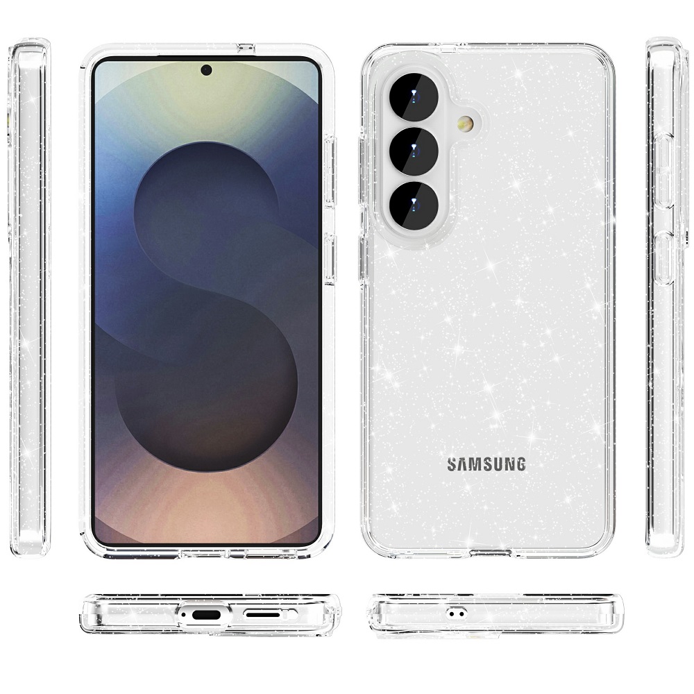 crystal glitter - samsung s26 שקוף מנצנץ gripcase