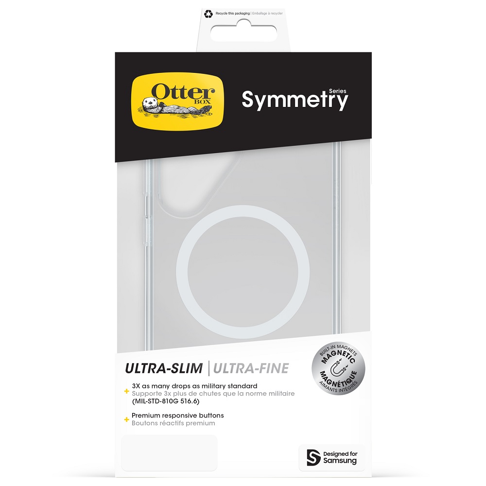 כיסוי מגנטי שקוף לסמארטפון OtterBox &lrm;Galaxy S25 Ultra - Symmetry שקוף