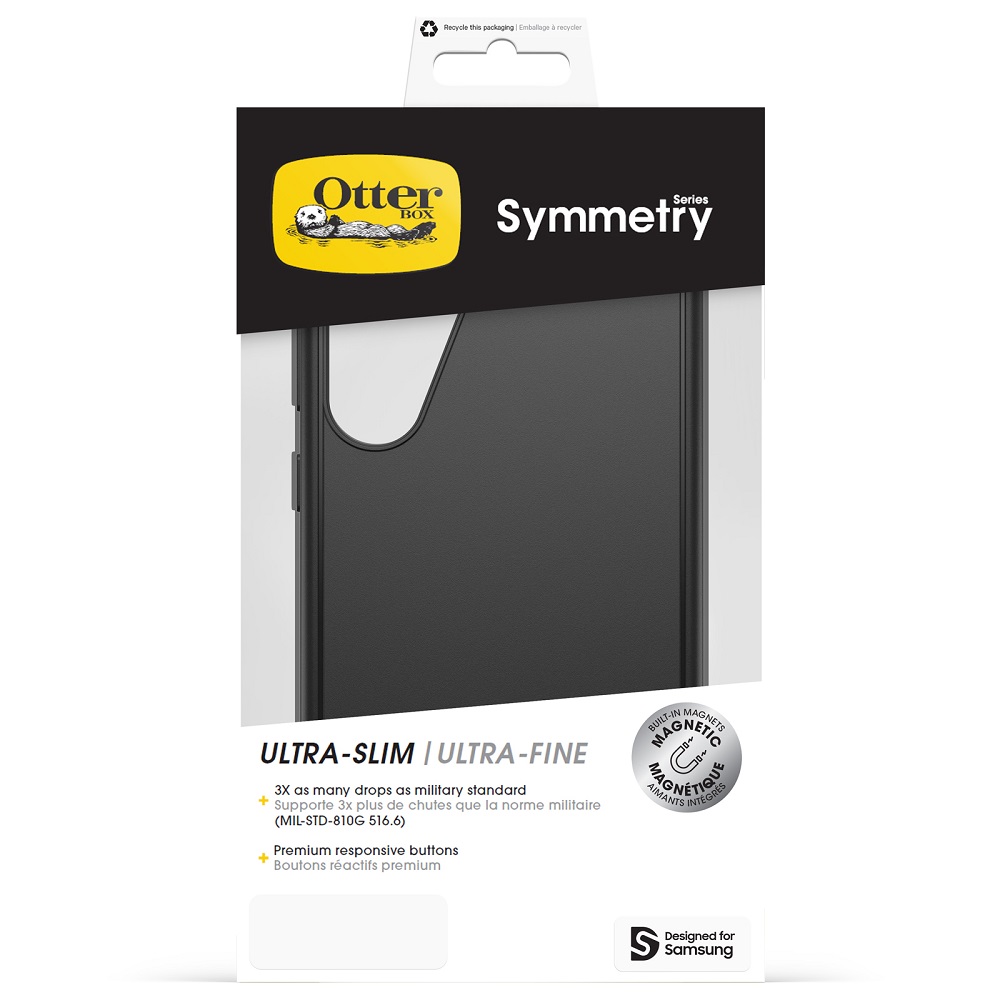 כיסוי אחורי מגנטי שחור OtterBox &lrm;Galaxy S25 Plus - Symmetry שחור
