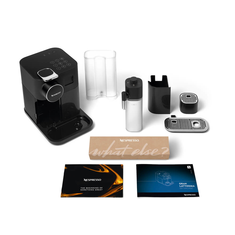 מכונת קפה כולל מקציף חלב מובנה nespresso