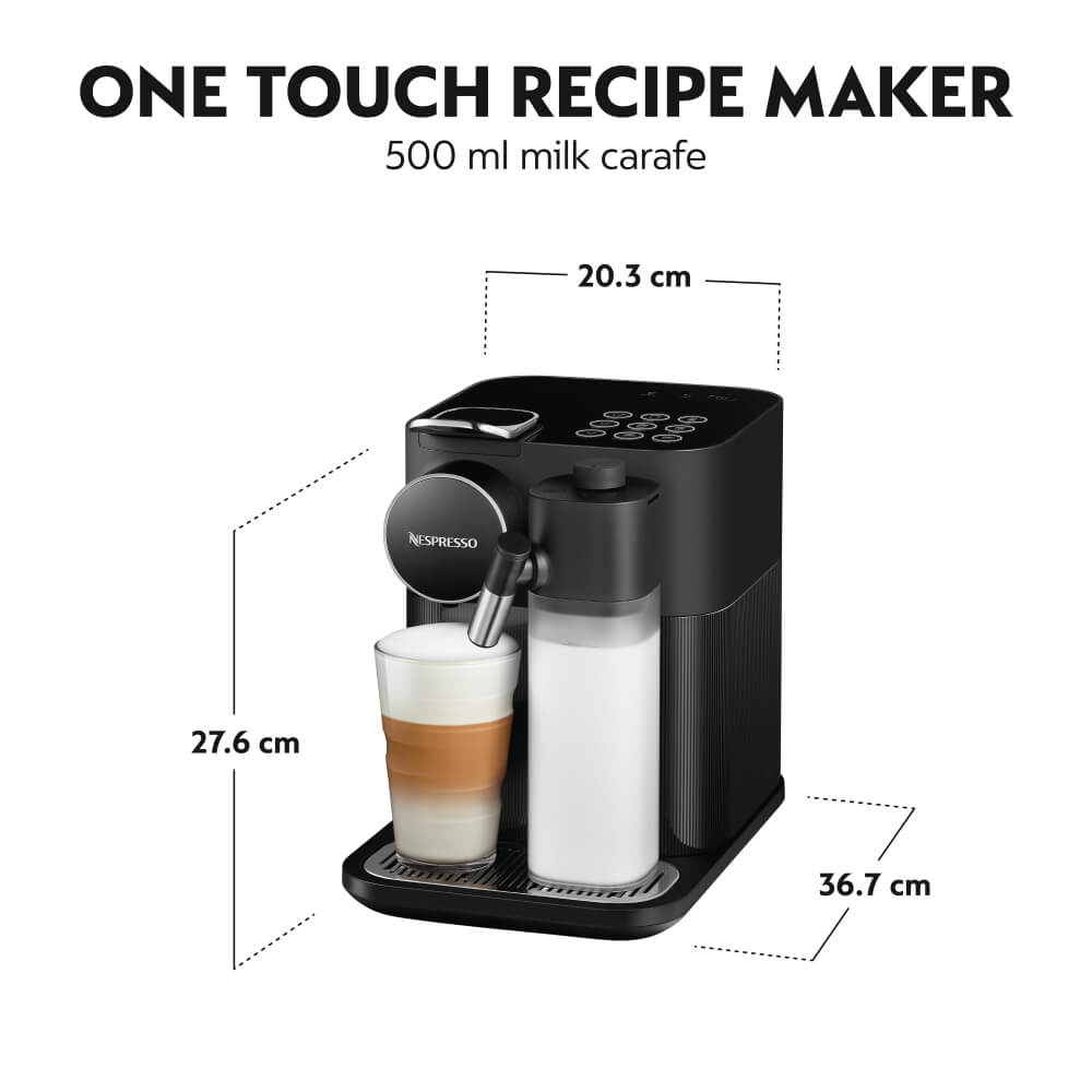 מכונת קפה כולל מקציף חלב מובנה nespresso