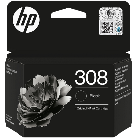 ראש דיו שחור מקורי HP &lrm;308 7FP21UE
