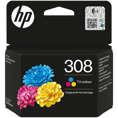 ראש דיו צבעוני מקורי HP &lrm;308 7FP20UE