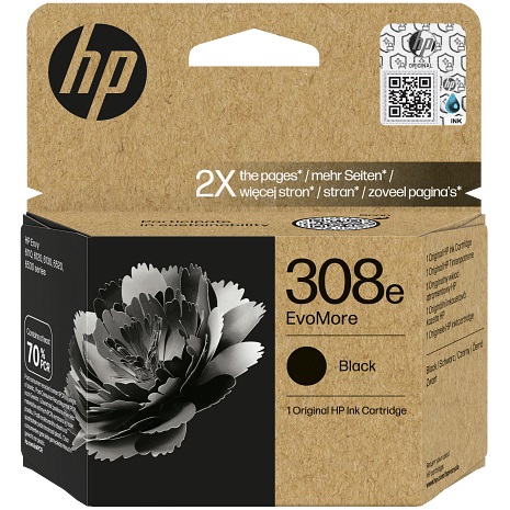 ראש דיו שחור מקורי HP &lrm;308e EvoMore 7FP22UE
