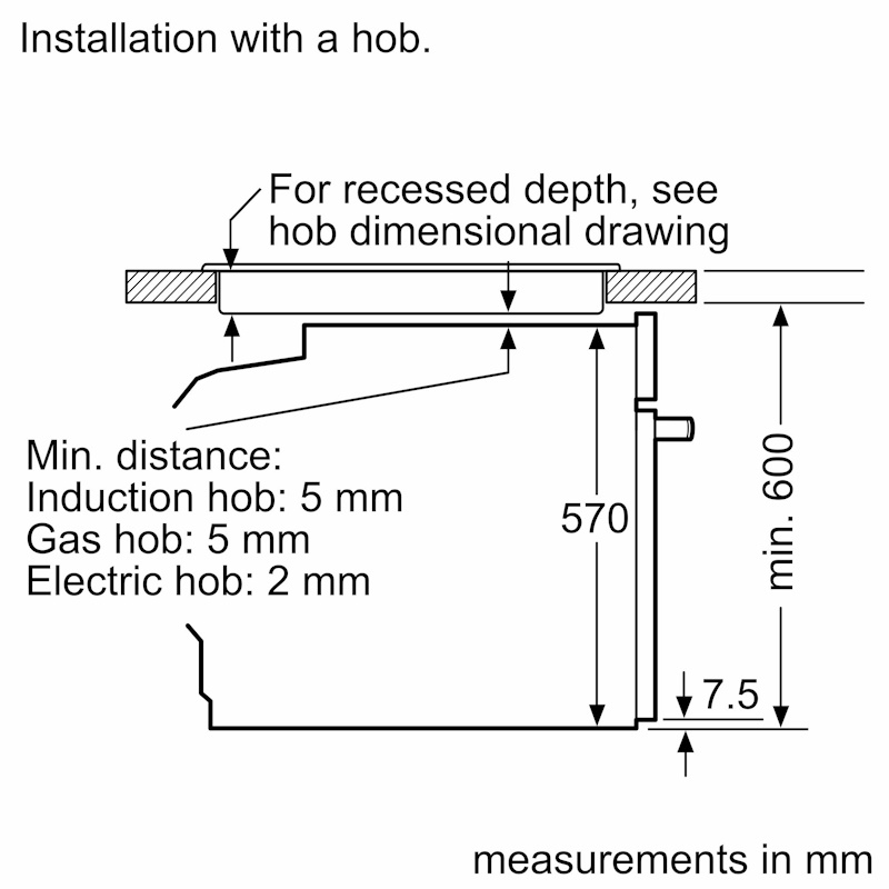 תנור בנוי פירוליטי - 71 ליטר bosch