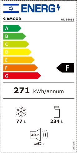 תווית אנרגיה - hr340ss amcor