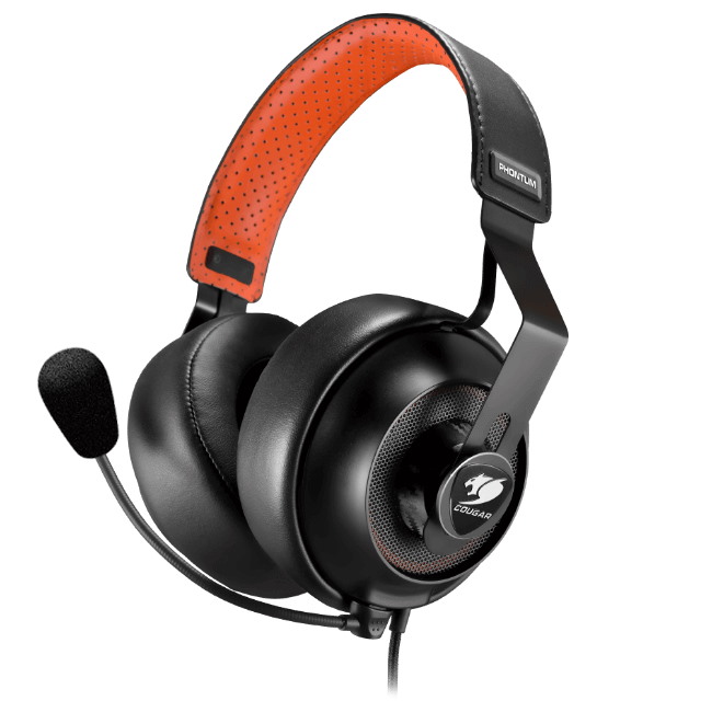 אוזניות גיימינג סטריאו כולל מיקרופון Cougar &lrm;HS-PHONTUM-S