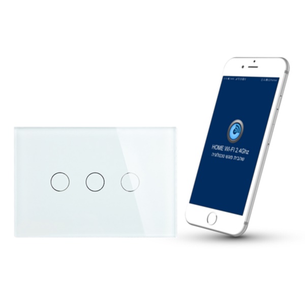 מתג תאורה משולש חכם homeetec