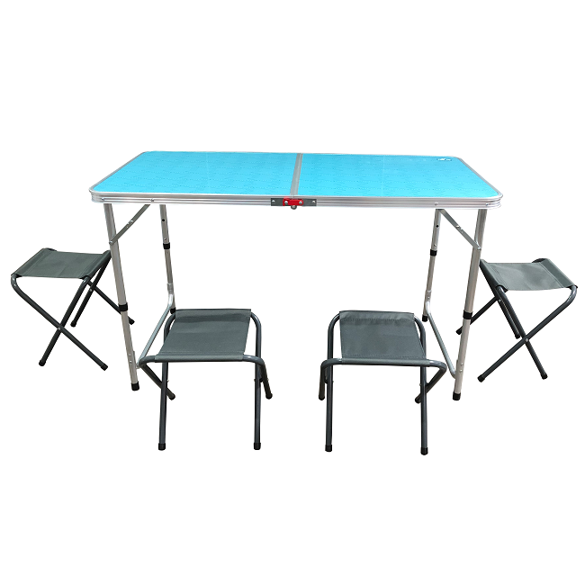 מערכת ישיבה מתקפלת שולחן ו-4 כסאות Camp&Go &lrm;SITTING SET