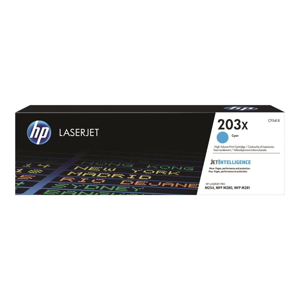 טונר ציאן מקורי HP &lrm;203X CF541X